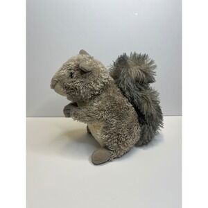 Aurora World Squirrel Plush Stuffed‎ Animal Toy Gray Tan Realistic
